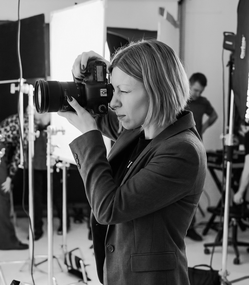 Katarzyna Fotorygo podczas sesji w&nbsp;studio
